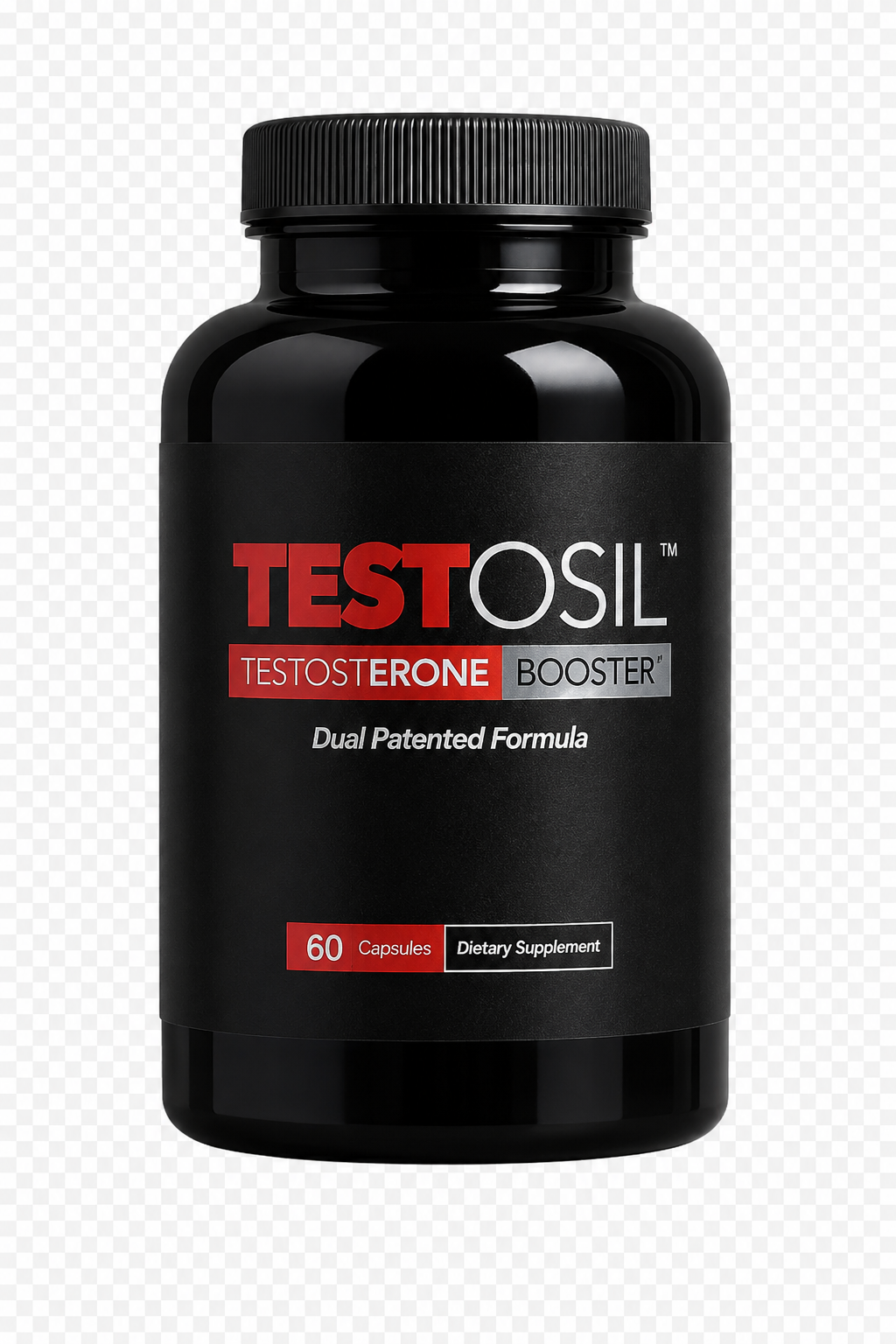 TestoSil testosterone support supplement bottle